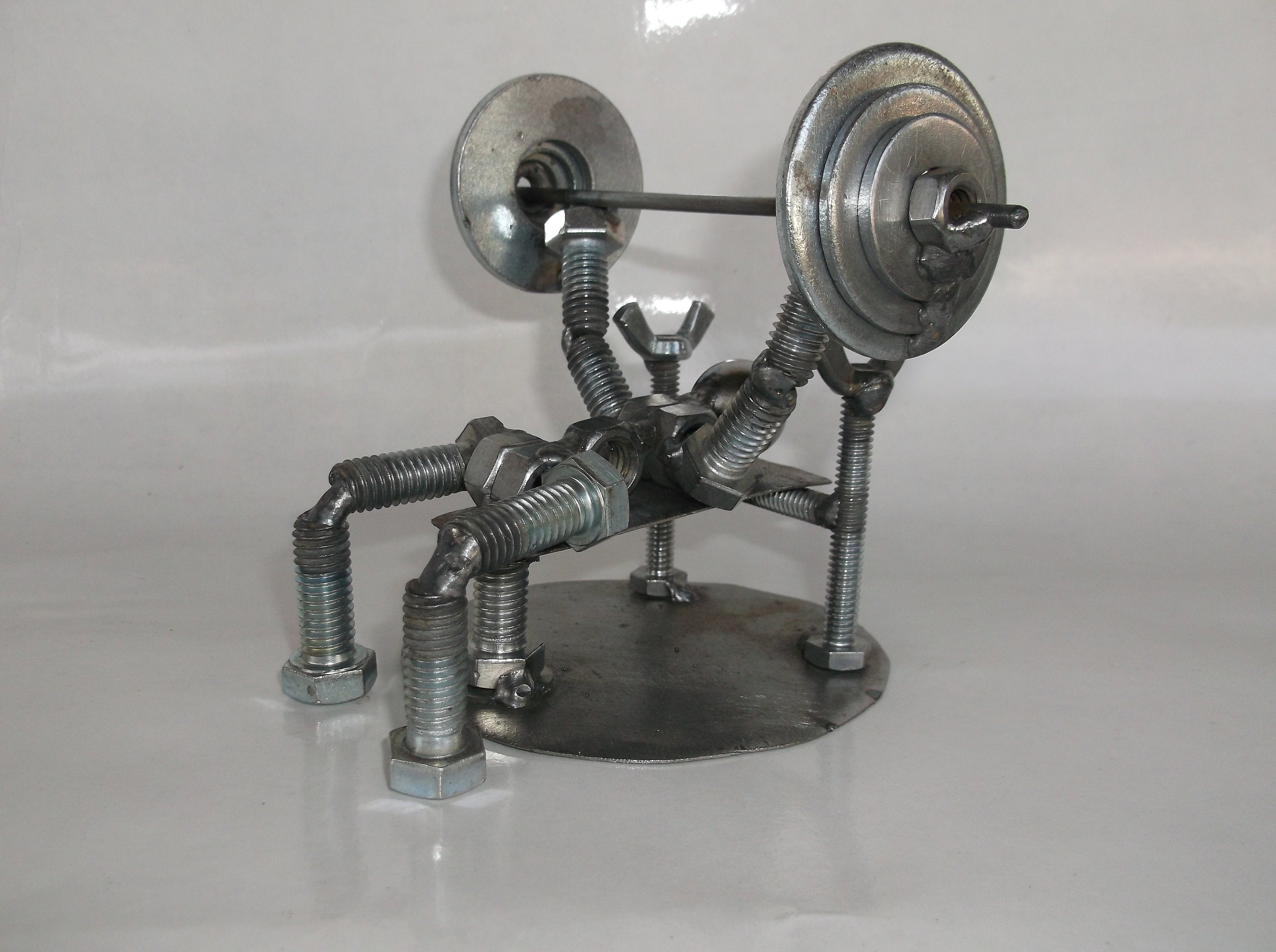 Custom Weightlifter Powerlifter, Bodybuilder Gift Nuts and Bolts